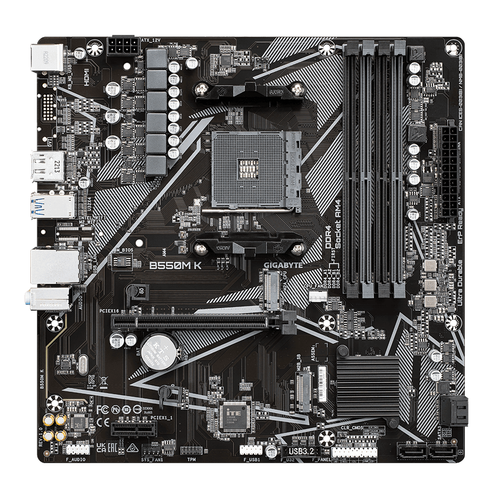 Placa de bază Gigabyte B550M K AM4