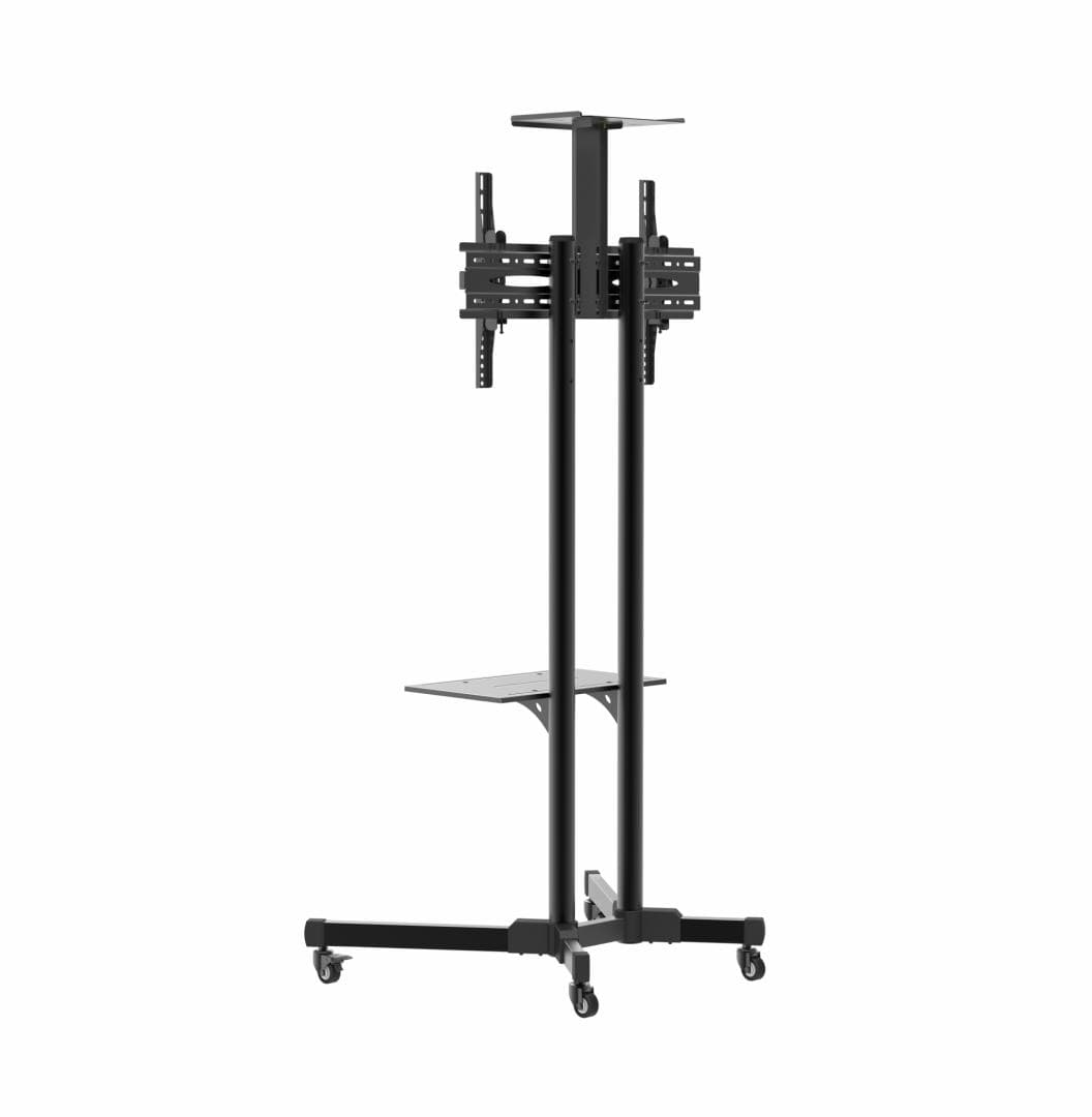 Stand TV Mobil Serioux TV109, Reglabil, 32-70'', VESA 600x400mm, suporta pana la 50kg, negru
