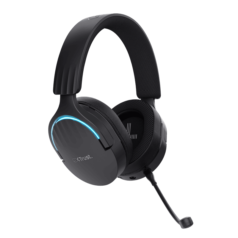 Casti gaming Trust GXT 491P Fayzo cu fir, interfata USB 2.0, frecventa de raspuns 20 Hz - 20.000 Hz, sensivitate 100 dB, negru