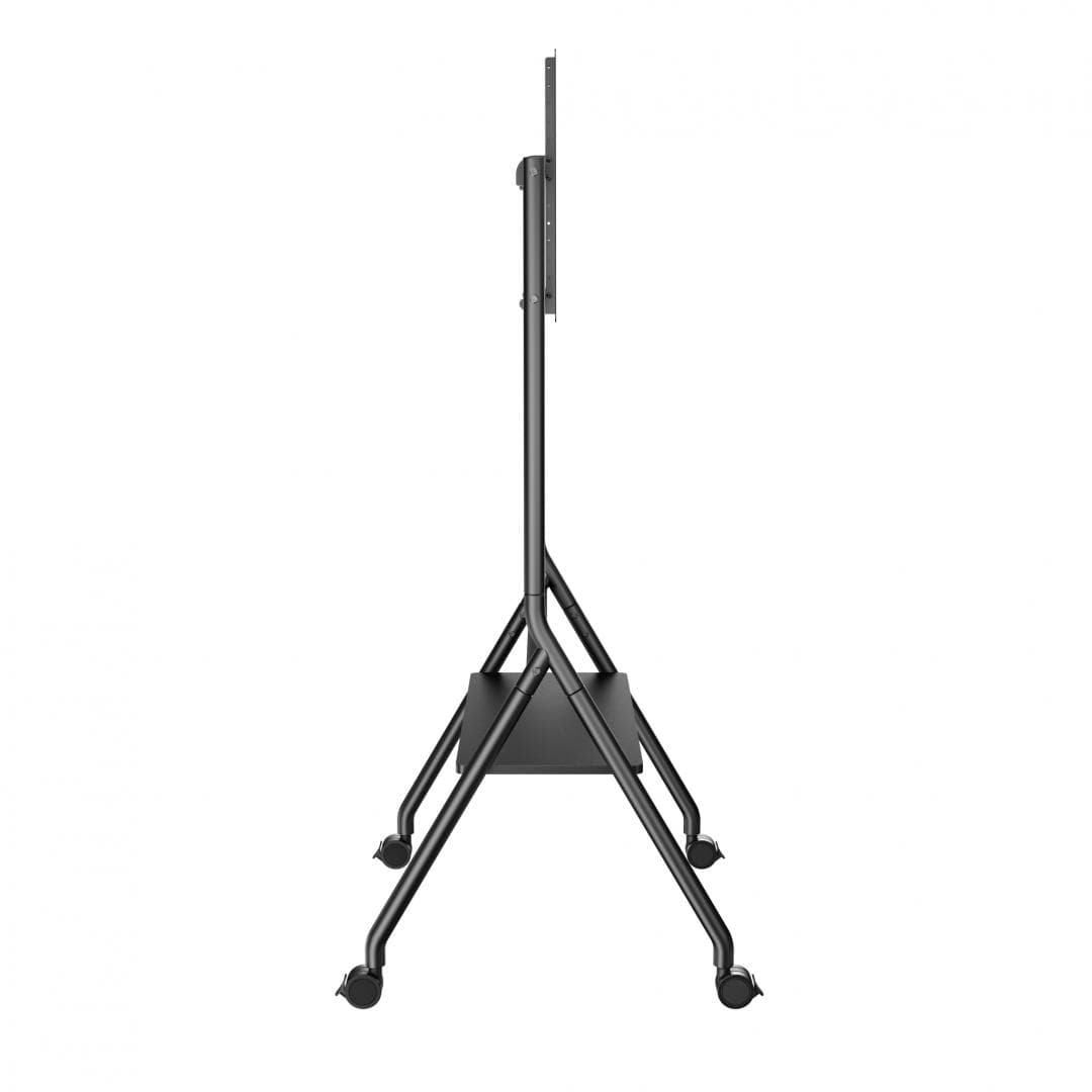 Stand TV mobil Serioux 13E-46FW, dimensiuni: 725x635x1615mm, compatibilitate  dimensiune ecran: 37""-86"", VESA: 200x200, 300x200, 400x200, 300x300, 400x300, 400x400, 600x400, greutate maximă suportata: 80 kg, greutate maximă suportata raft: 10 kg