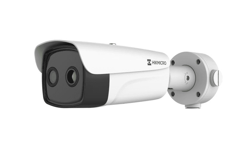 CAMERA IP BULLET THERMAL & OPTICAL 384 × 288 resolution, 12 μm, VOx UFPA, NETD ≤ 25 mK (25°C, F1.0) Video content analysis 3.0 (VCA3.0): high accuracy vehicle/human detection and classification Temperature exception alarm for fire prevention, -20°C to 150°C (-4°F to 302°F), ± 8°C (± 14.4°F) Fire