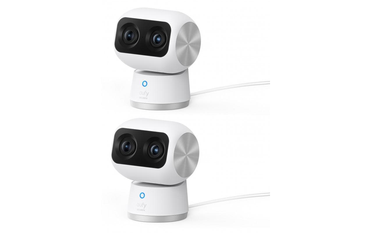 Camera de supraveghere eufy S350 Dual Camera PTZ, Rezolutie 4K UHD, 8xxxx Zoom, Wi-Fi 6, AI