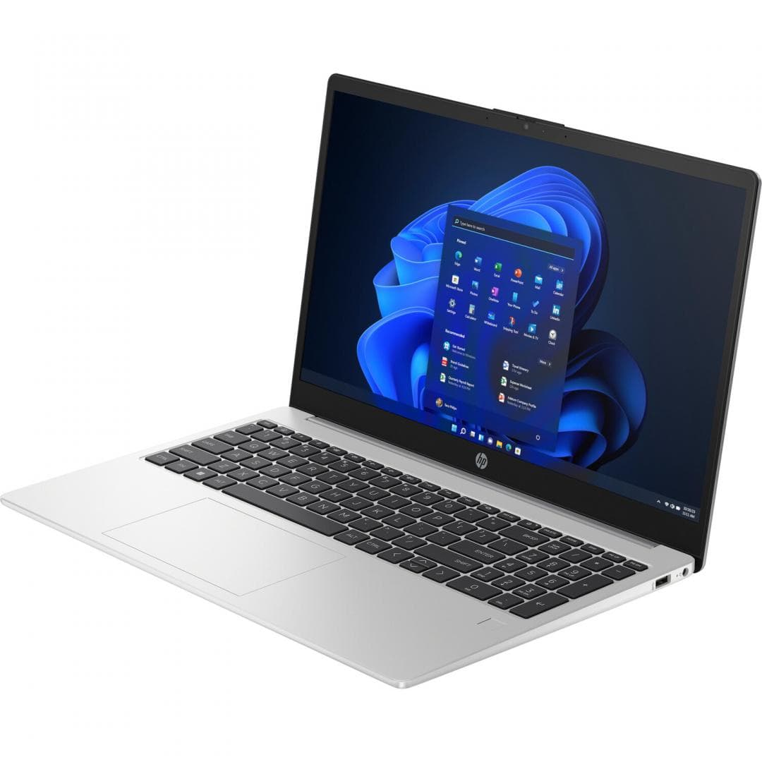 Laptop HP 250 G10 cu procesor Intel Core i7-1360P 12-Core (1.9GHz, up to 5.0GHz, 18MB), 15.6 inch FHD, Intel UHD Graphics, 16GB DDR4, SSD, 1TB PCIe-4x4 2280 NVMe TLC, Free DOS, Turbo Silver, 1yw