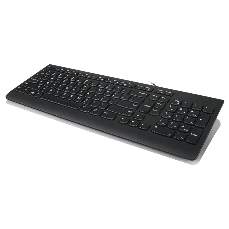 Lenovo 300 USB Keyboard - US English, Tip: Standard, Interfata tastatura: USB, Tehnologie: cu fir, Tastatura iluminata: Nu, Culoare: Negru, Dimensiune: 424 x 146 x 20 mm, Greutate: 76g, Garantie: 1 an