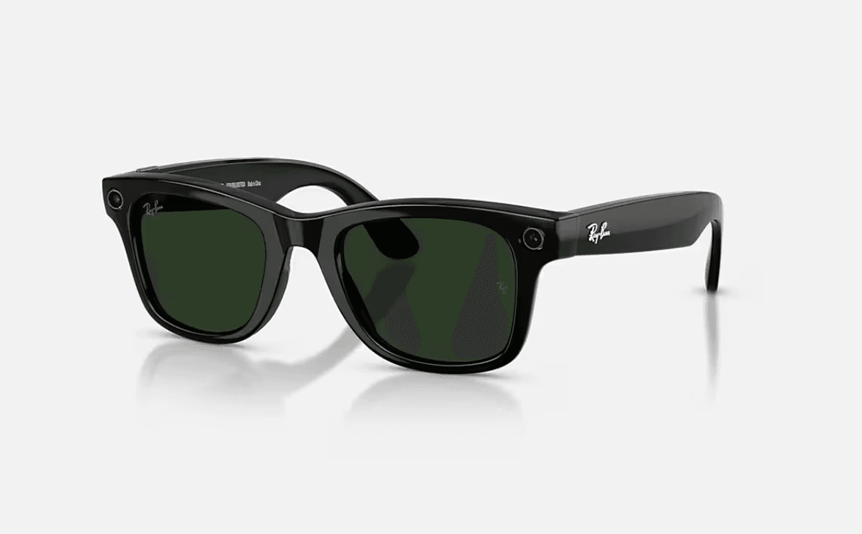ORW4012 META WAYFARER High Bridge Fit - Shiny Black - Graphite Green Transitions® Gen 2