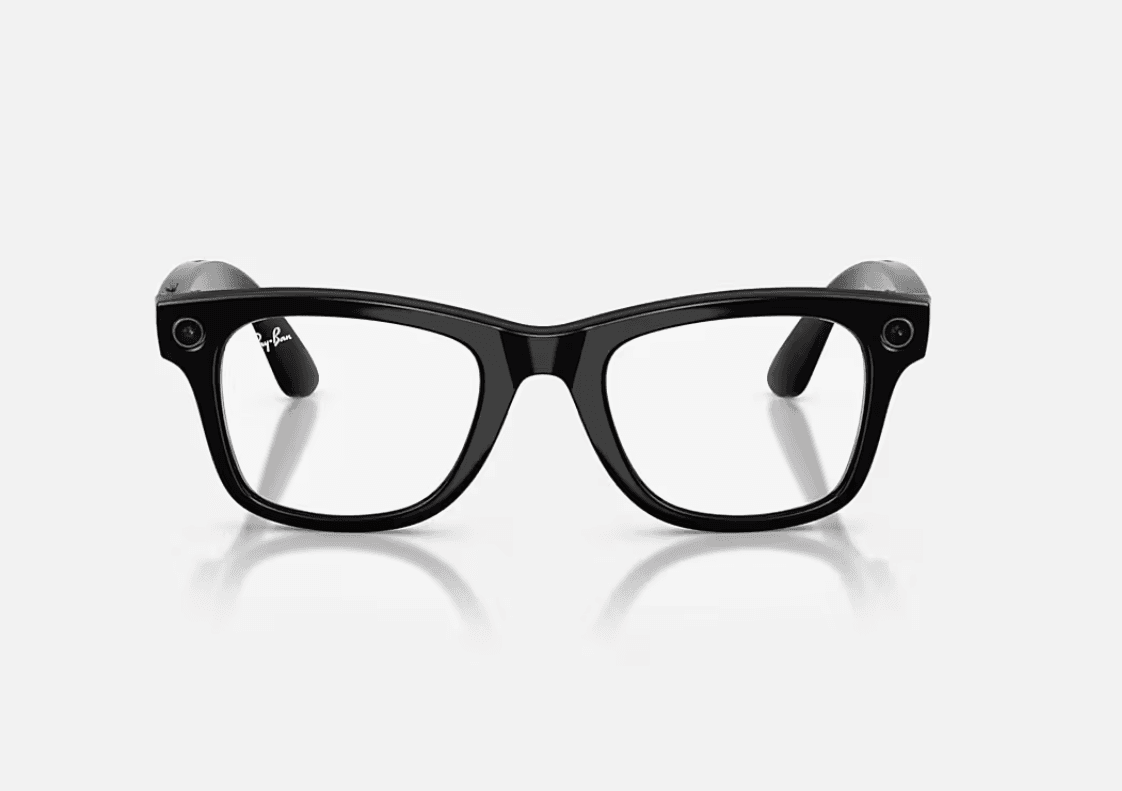 ORW4012 META WAYFARER High Bridge Fit - Shiny Black - Graphite Green Transitions® Gen 2