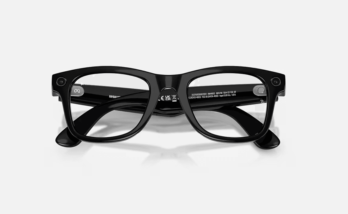 ORW4012 META WAYFARER High Bridge Fit - Shiny Black - Graphite Green Transitions® Gen 2