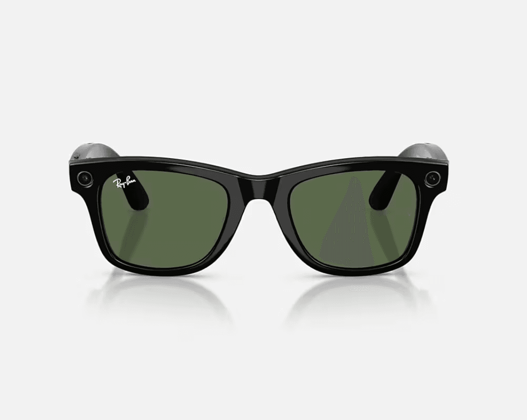 ORW4012 META WAYFARER High Bridge Fit - Shiny Black - G-15 Green Gen 2