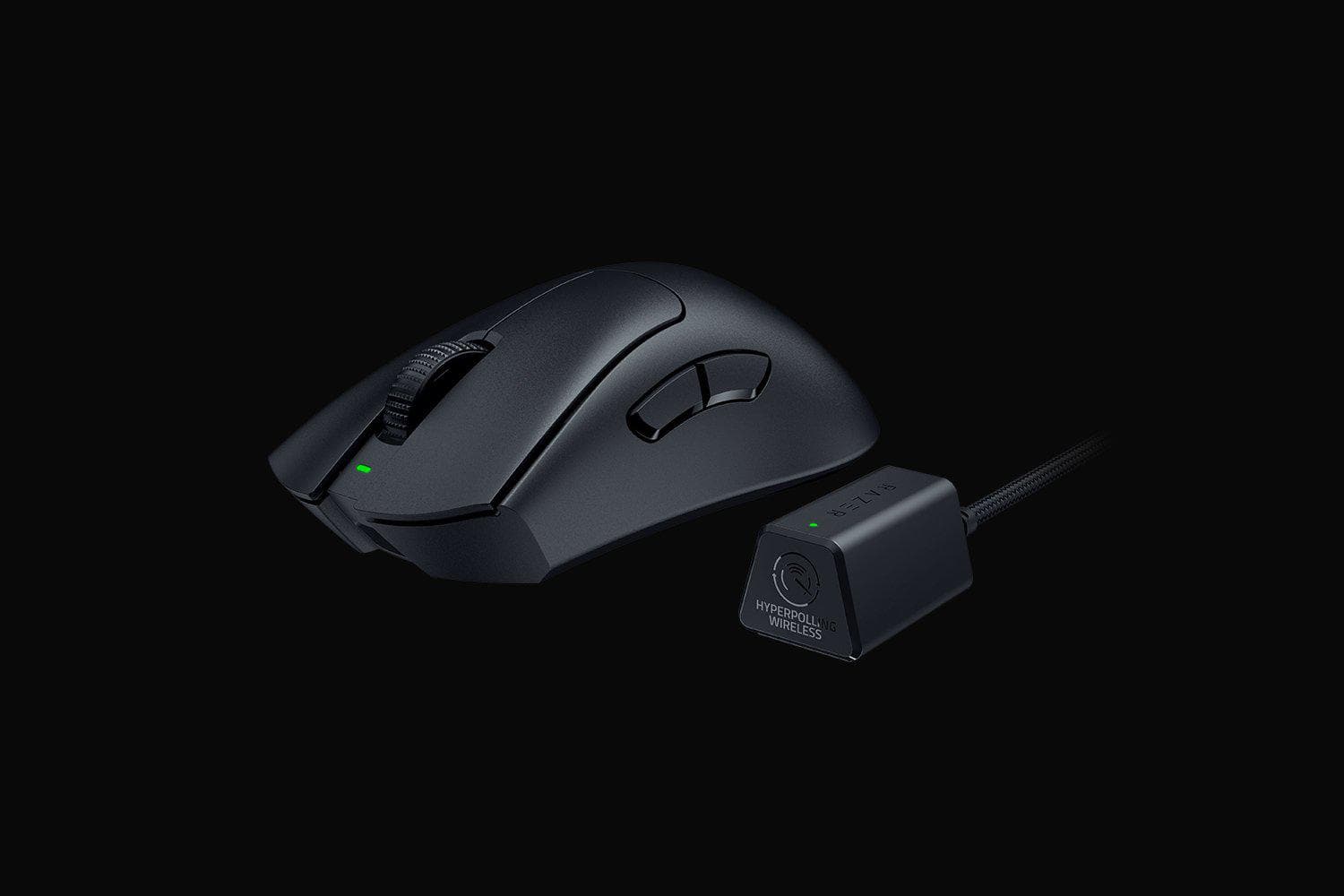 Mouse Razer DeathAdder V3 Pro optic, numar butoane progamabile 5, rezolutie 30000 DPI, negru, include Dongle wireless HyperPolling