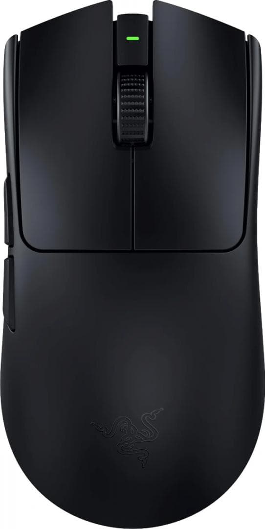 Mouse Razer Viper V3 Pro, rezolutie maxima 35000 DPI, durata de viata baterie pana 95 hours  la 1000 Hz, pana la 62 pre la 2000 Hz, pana la 40 ore la 4000 Hz pana la ore la 8000 Hz, negru