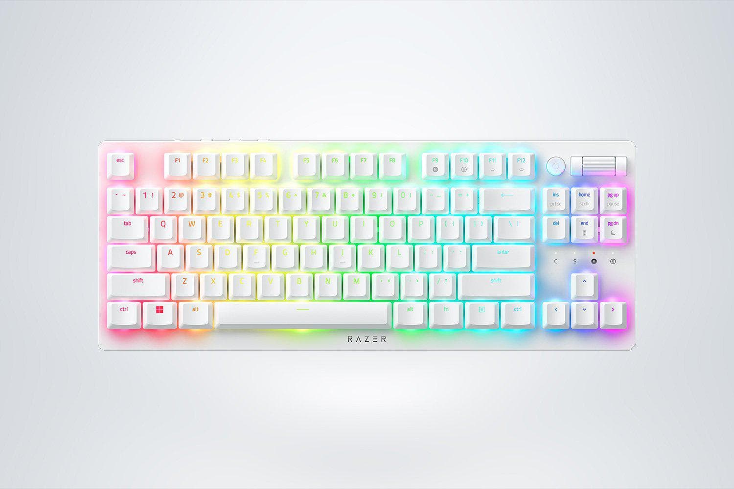 KB RAZER DEATHSTALKER V2 PRO TKL (RED SWITCH) - WHITE - US Layout