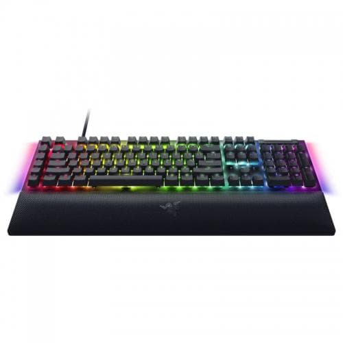 Tastatura mecanica gaming BlackWidow V4 X (Green Switch), layout US, taste ABS, layout US, cu 6 butoane customizabile, negru