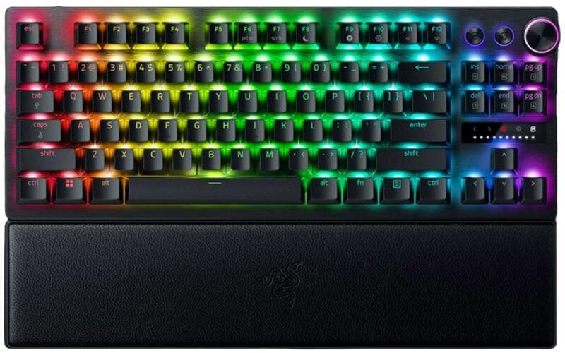 Tastatura mecanica Razer Huntsman V3 Pro Tenkeyless , iluminare Razer Chroma RGB, US layout, negru
