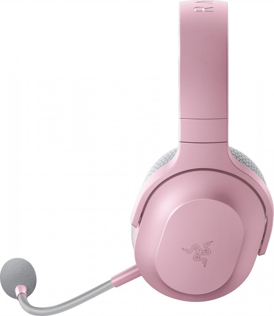 Casti cu microfon Razer Barracuda X - Quartz (2022) wireless,  Wireless Multi-platform Gaming and Mobile Headset, USB-C, 20 Hz – 20 kHz, 32ohm, 96db, driver 40mm, roz