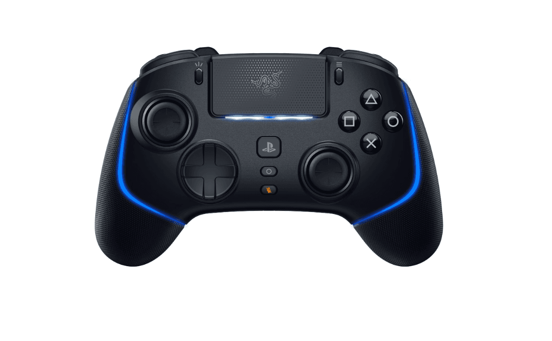 Controller Razer Wolverine V2 Pro pentru PS5 si PC, conectivitate HyperSpeed Wireless si cu fir, lumini razer Chroma, butoane mecanice Razer™ Mecha-Tactile, durata de viata baterie pana la 10 ore cu Chroma, pana la 28 de ore fara Chroma, negru