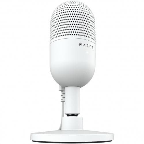 Microfon Razer Seiren V3 Chroma RGB USB, frecventa raspuns 20 Hz - 20000 Hz, sensibilitate 110 dB (THD > 1% at 1 kHz), alb