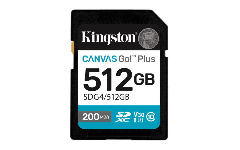 Card de Memorie SD Kingston 512GB Canvas GO plus CL 10