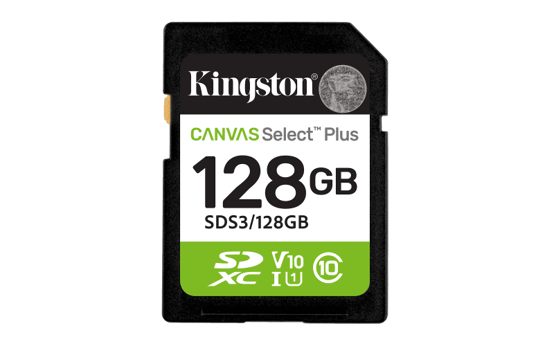 128GB SDXC Canvas Select Plus Gen3 150MB