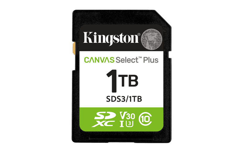 Card de Memorie SDXC Kingston 1TBCanvas Select Plus