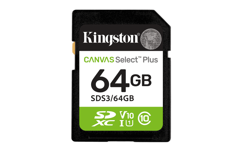 Card de Memorie SDXC Kingston 64GBCanvas Select Plus