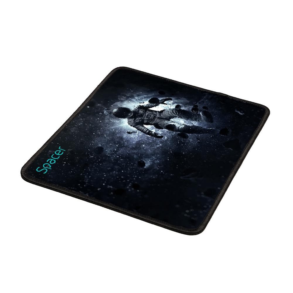MousePAD SPACER gaming, cauciuc si material textil, 250 x 210 x 3 mm, imagini, negru