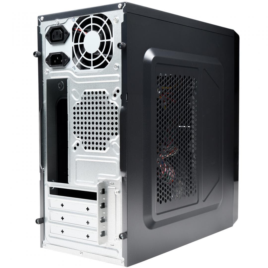Carcasa Spacer Moon, ATX, Mid Tower NEGRU
