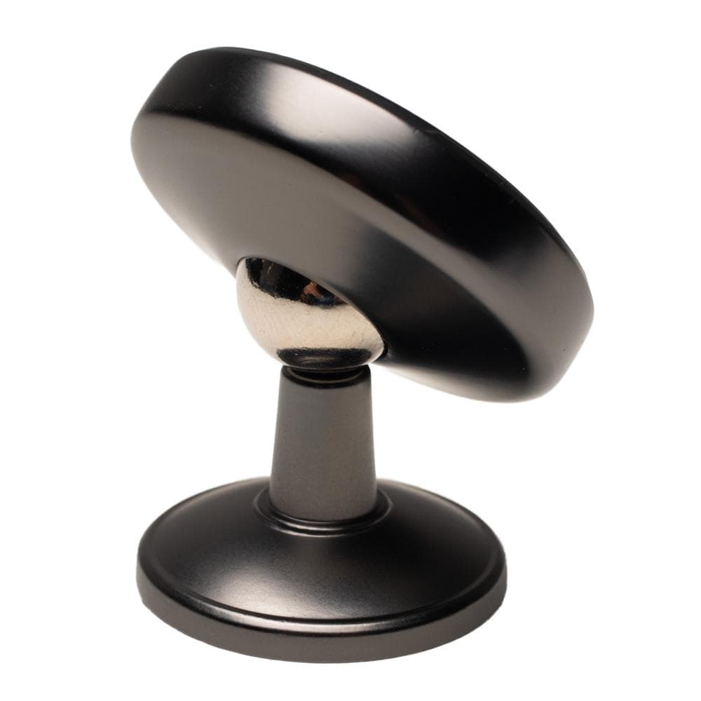 Suport auto magnetic Spacer pentru smartPhone, Metalic,fixare prin adeziv, Magnetic, 4 SuperMagneti N50, rotire 360 grade, negru