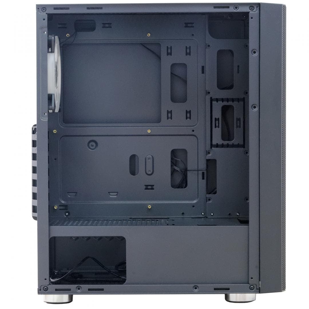 Carcasa Spacer Rainbow, ATX, Mid Tower NEGRU