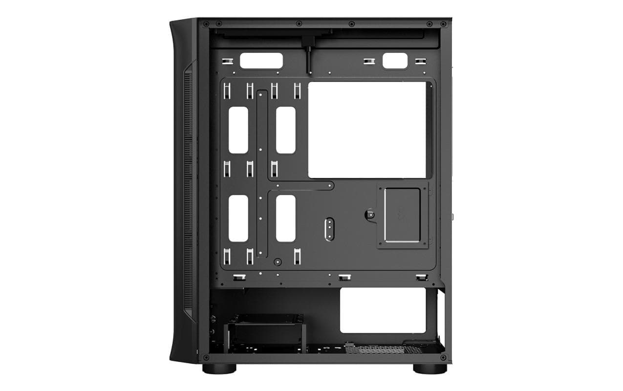 Carcasa Spacer SHIELD Mid Tower NEGRU