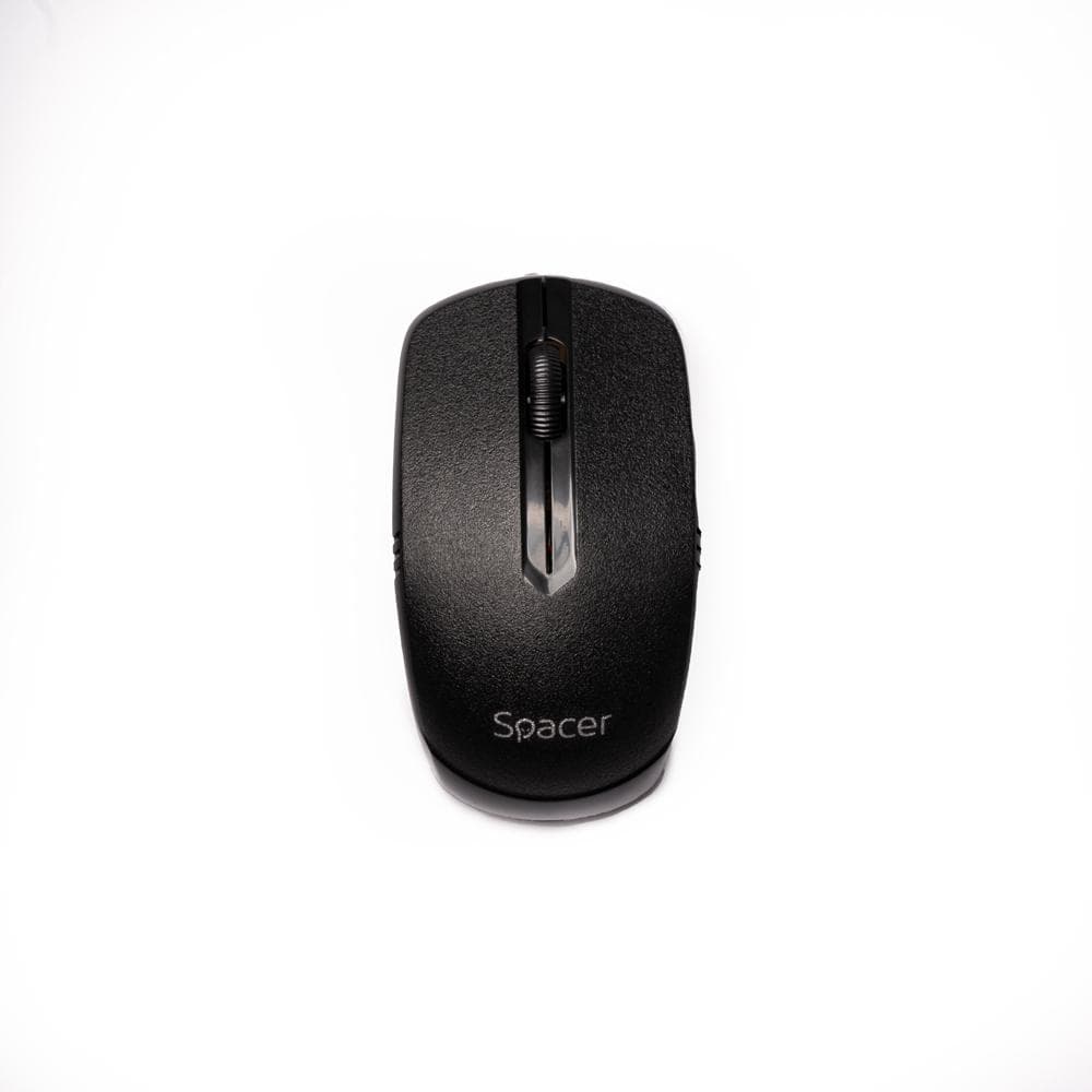 MOUSE Spacer, PC sau NB, fara fir, USB 2.4 GHz, optic, 1000 dpi, butoane/scroll 3/1, negru, SPMO-161
