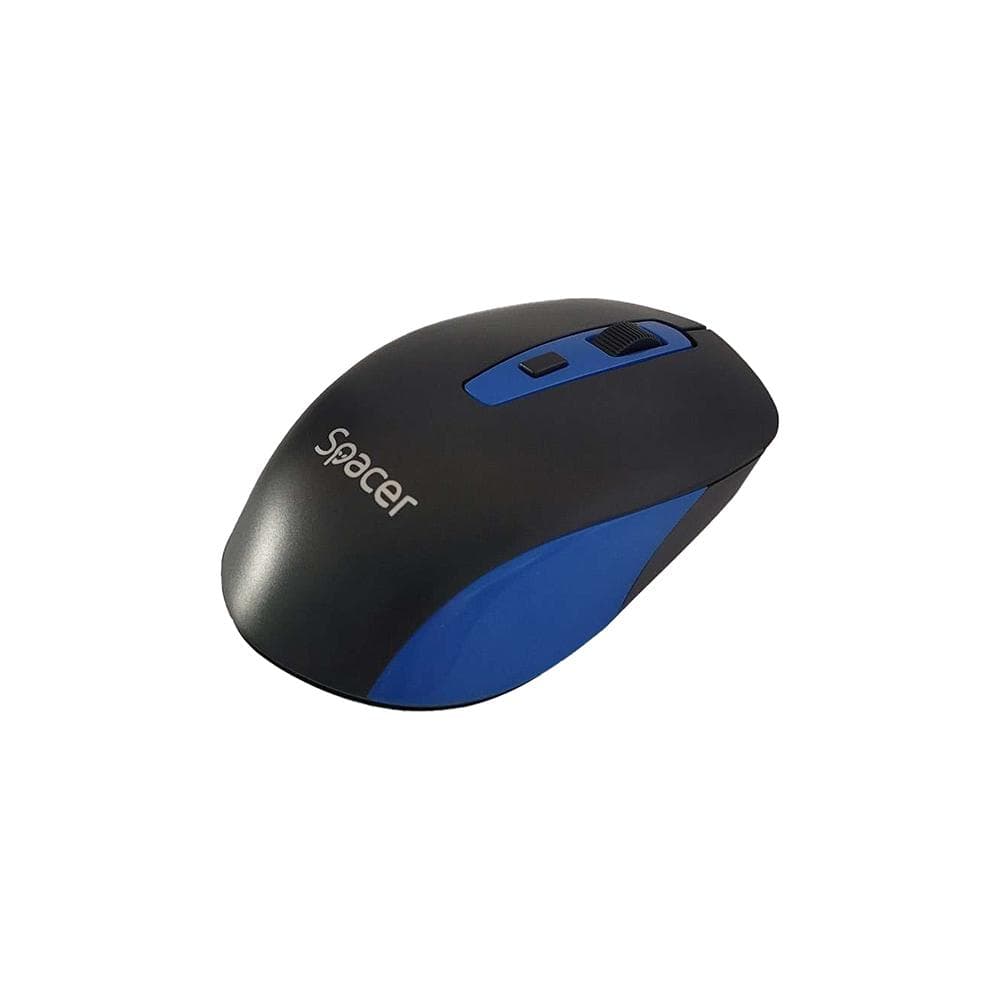MOUSE Spacer, PC sau NB, 1600 dpi, butoane/scroll 4/1, negru cu albastru