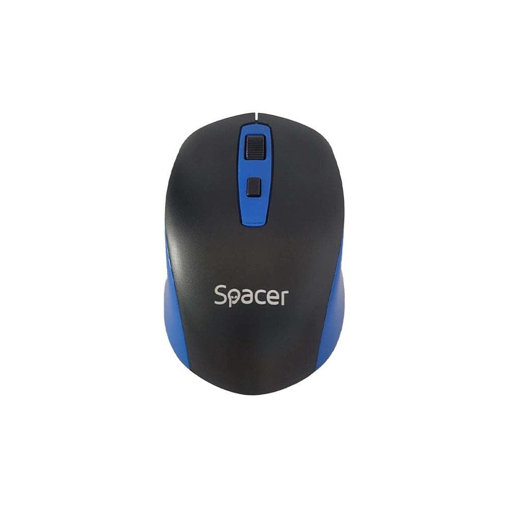 MOUSE Spacer, PC sau NB, 1600 dpi, butoane/scroll 4/1, negru cu albastru