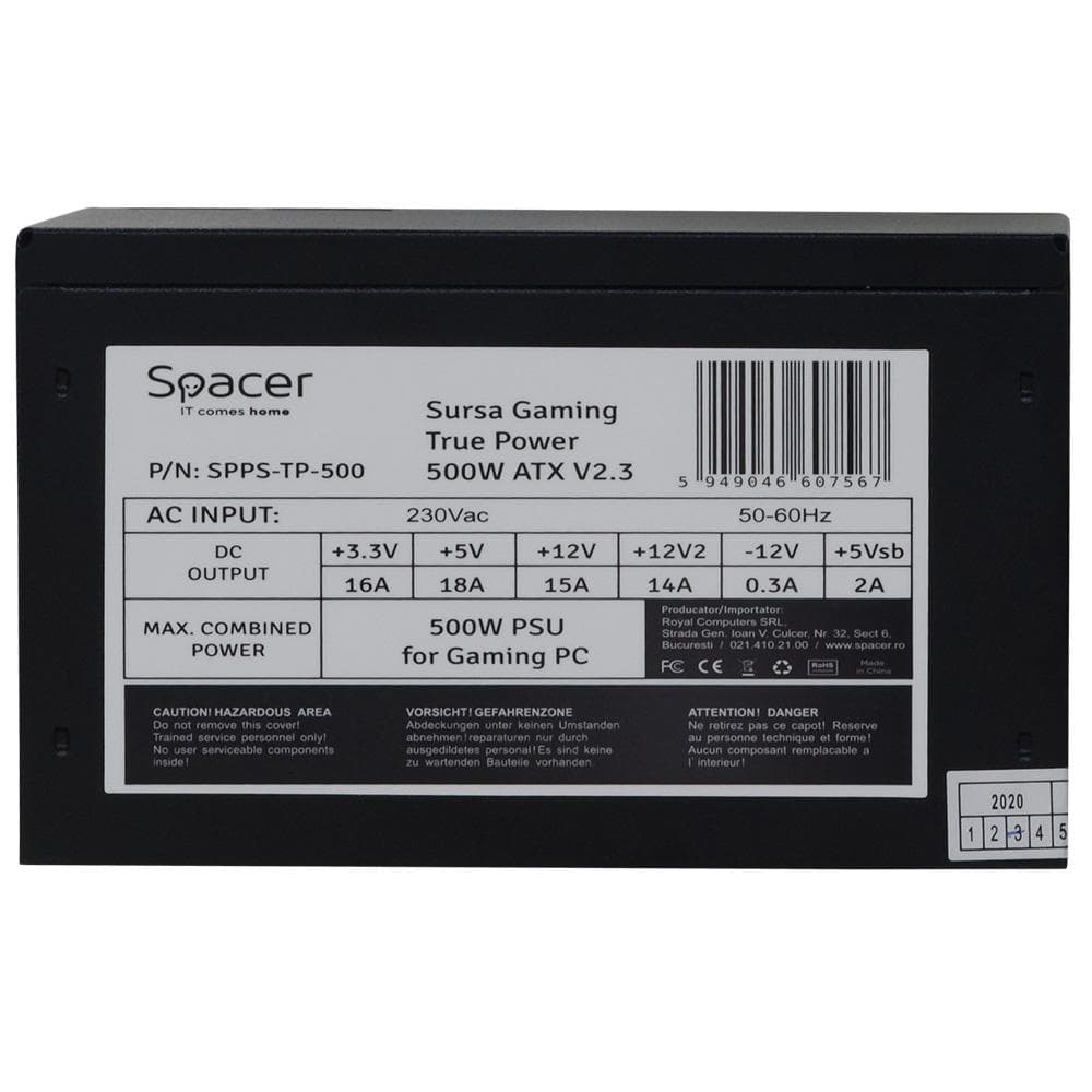 Sursa Spacer ATX True Power TP500, 500W