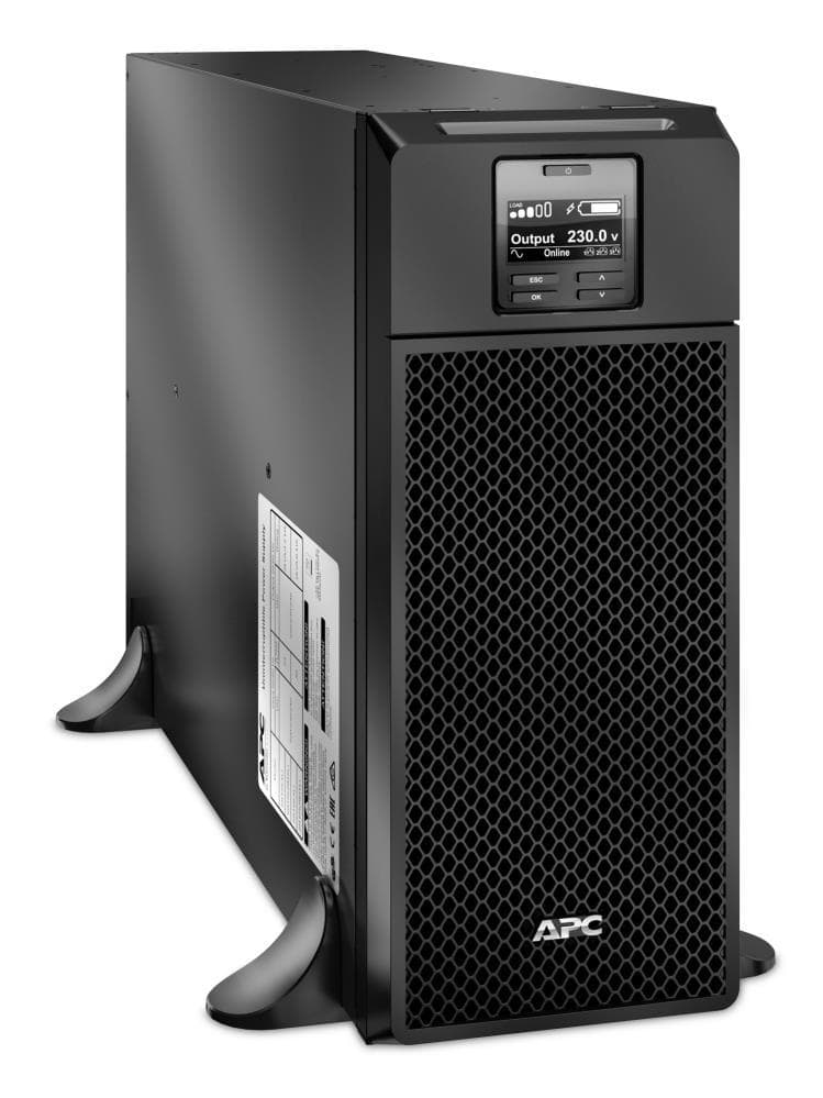 UPS APC Smart-UPS SRT online cu dubla-conversie 6000VA/6000W 6 conectori C13 4 conectori C19, extended runtime, EPO, baterie APCRBC140, optionale xtindere garantie cu 1/3 ani (WBEXTWAR1YR-SP-05/WBEXTWAR3YR-SP-05),3 ani garantie echipament si 2 ani garantie baterie