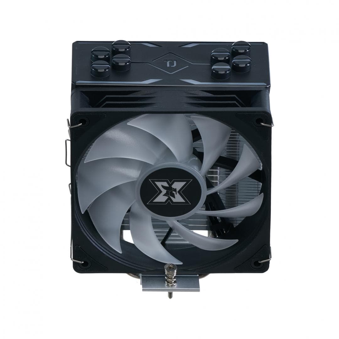 Cooler CPU Serioux CC120ARGB, dimensiuni 120x120x25mm, viteza ventilator 800-1800±200RPM, TDP: 180 - 200W, durata de viata 30 000 ore, iluminare LED, suporta seriile INTEL & AMD