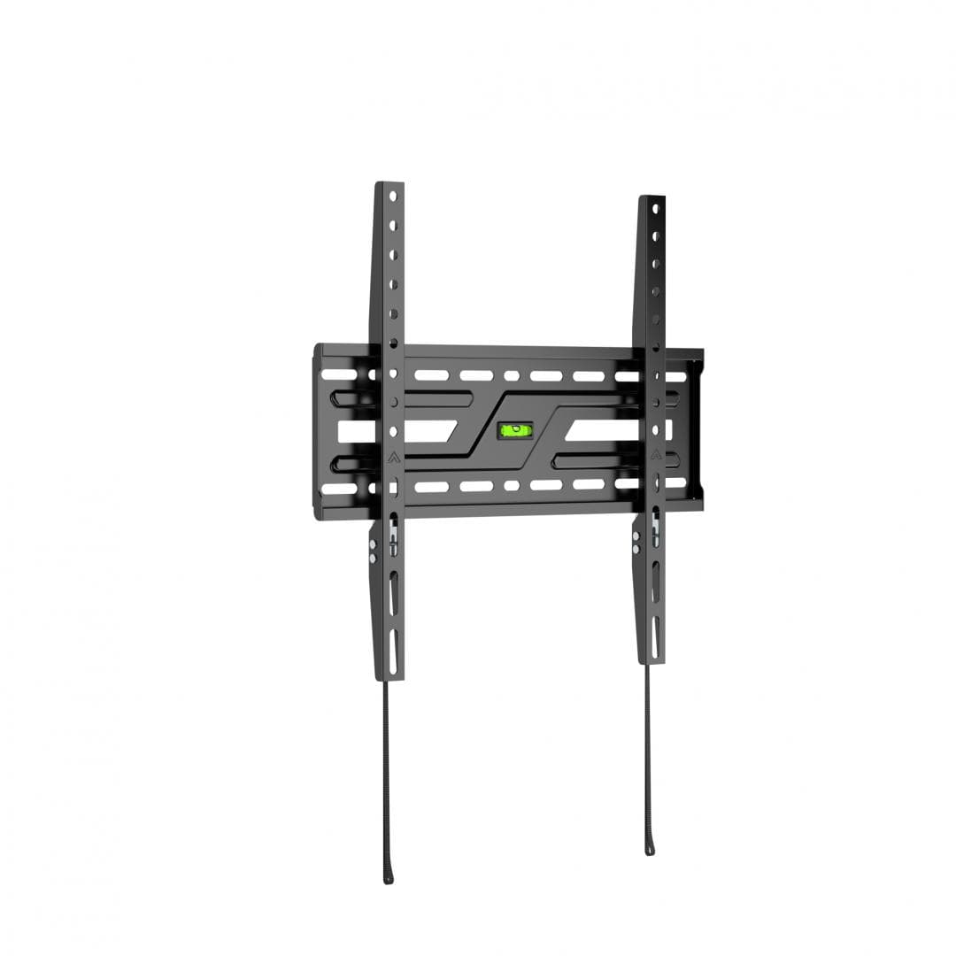 Suport perete TV Serioux 32-75" Fix 75kg Profil 24mm Material: Otel Finisarea suprafeței: vopsea electrostatica Dimensiune ecran: 32"-75" Compatibilitate VESA: 50x50, 75x75, 100x100, 100x150, 150x100, 100x200, 200x100, 150x150, 200x200, 200x300, 300x200, 200x400, 400x200, 300x300, 300x400, 400x300