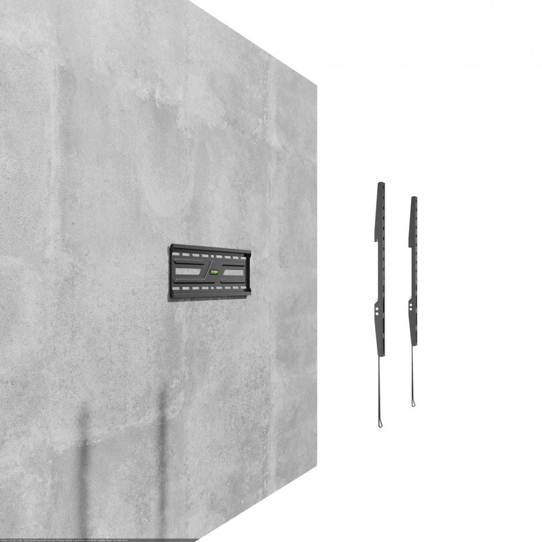 Suport perete TV Serioux 32-75" Fix 75kg Profil 24mm Material: Otel Finisarea suprafeței: vopsea electrostatica Dimensiune ecran: 32"-75" Compatibilitate VESA: 50x50, 75x75, 100x100, 100x150, 150x100, 100x200, 200x100, 150x150, 200x200, 200x300, 300x200, 200x400, 400x200, 300x300, 300x400, 400x300