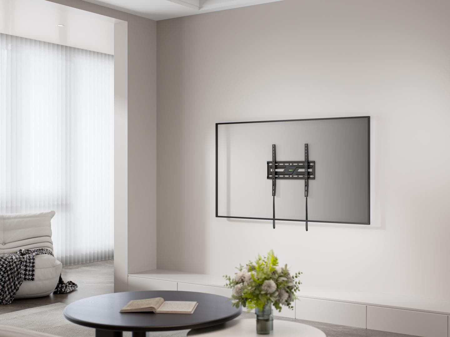 Suport perete TV Serioux 32-75" Fix 75kg Profil 24mm Material: Otel Finisarea suprafeței: vopsea electrostatica Dimensiune ecran: 32"-75" Compatibilitate VESA: 50x50, 75x75, 100x100, 100x150, 150x100, 100x200, 200x100, 150x150, 200x200, 200x300, 300x200, 200x400, 400x200, 300x300, 300x400, 400x300