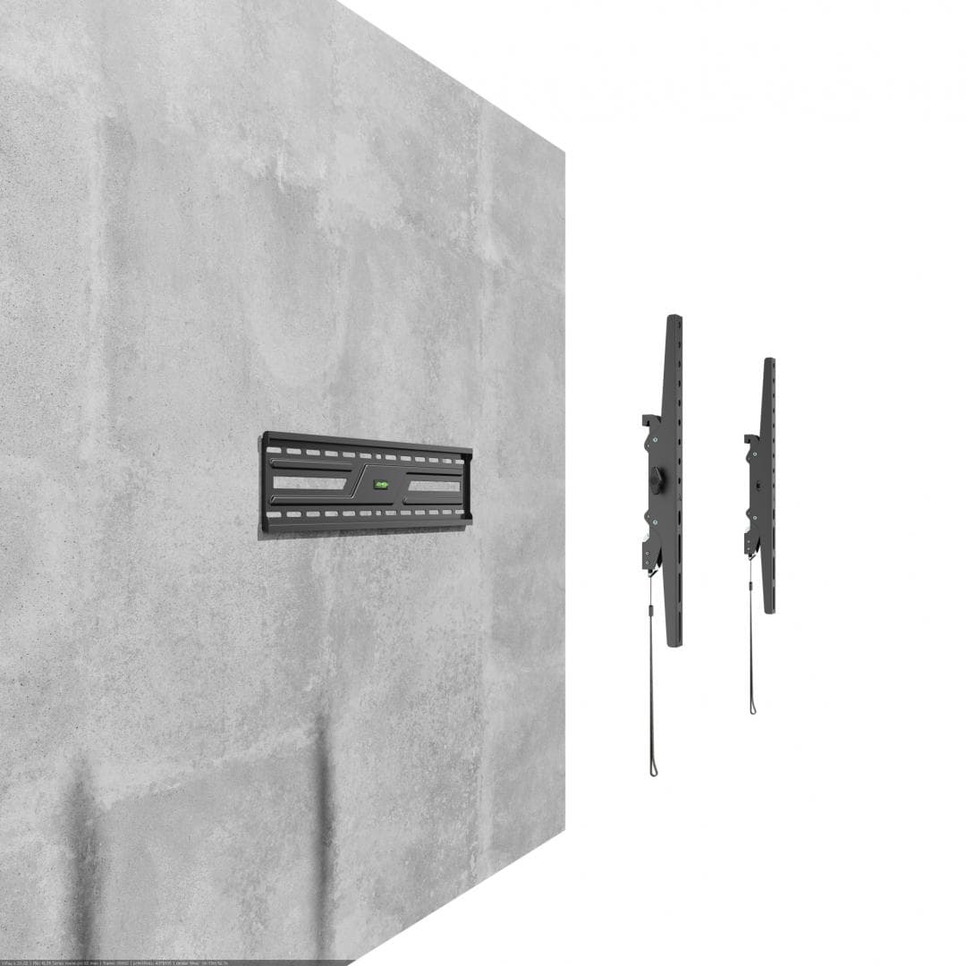 Suport perete TV Serioux 37-86" Tilt 75kg Profil 50mm Material: Otel Finisarea suprafeței: vopsea electrostatica Dimensiune ecran: 37"-86" Compatibilitate VESA: 75x75, 100x100, 100x150, 150x100, 100x200, 200x100, 150x150, 200x200, 200x300, 300x200, 200x400, 400x200, 300x300, 300x400, 400x300