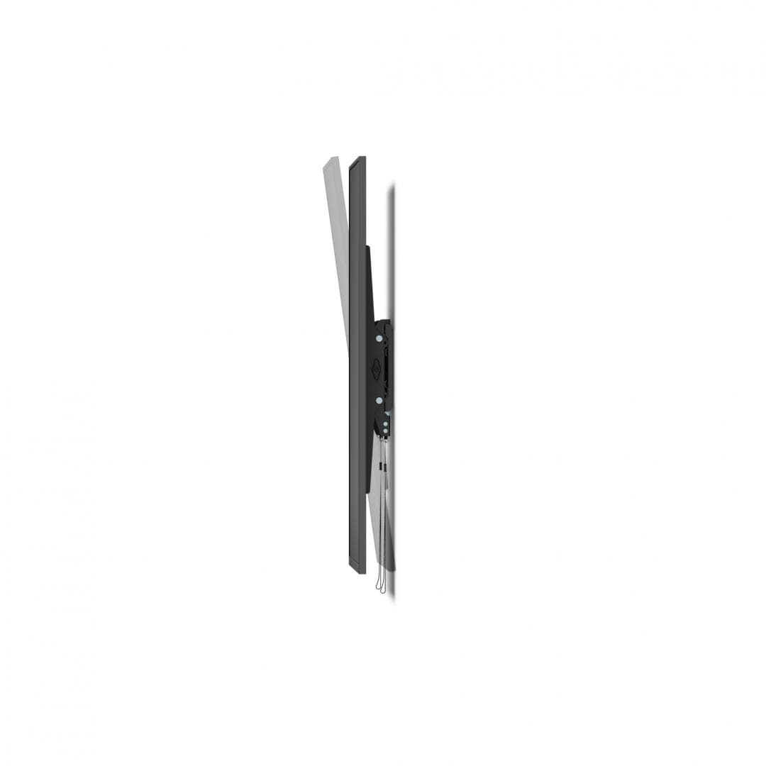 Suport perete TV Serioux 37-86" Tilt 75kg Profil 50mm Material: Otel Finisarea suprafeței: vopsea electrostatica Dimensiune ecran: 37"-86" Compatibilitate VESA: 75x75, 100x100, 100x150, 150x100, 100x200, 200x100, 150x150, 200x200, 200x300, 300x200, 200x400, 400x200, 300x300, 300x400, 400x300