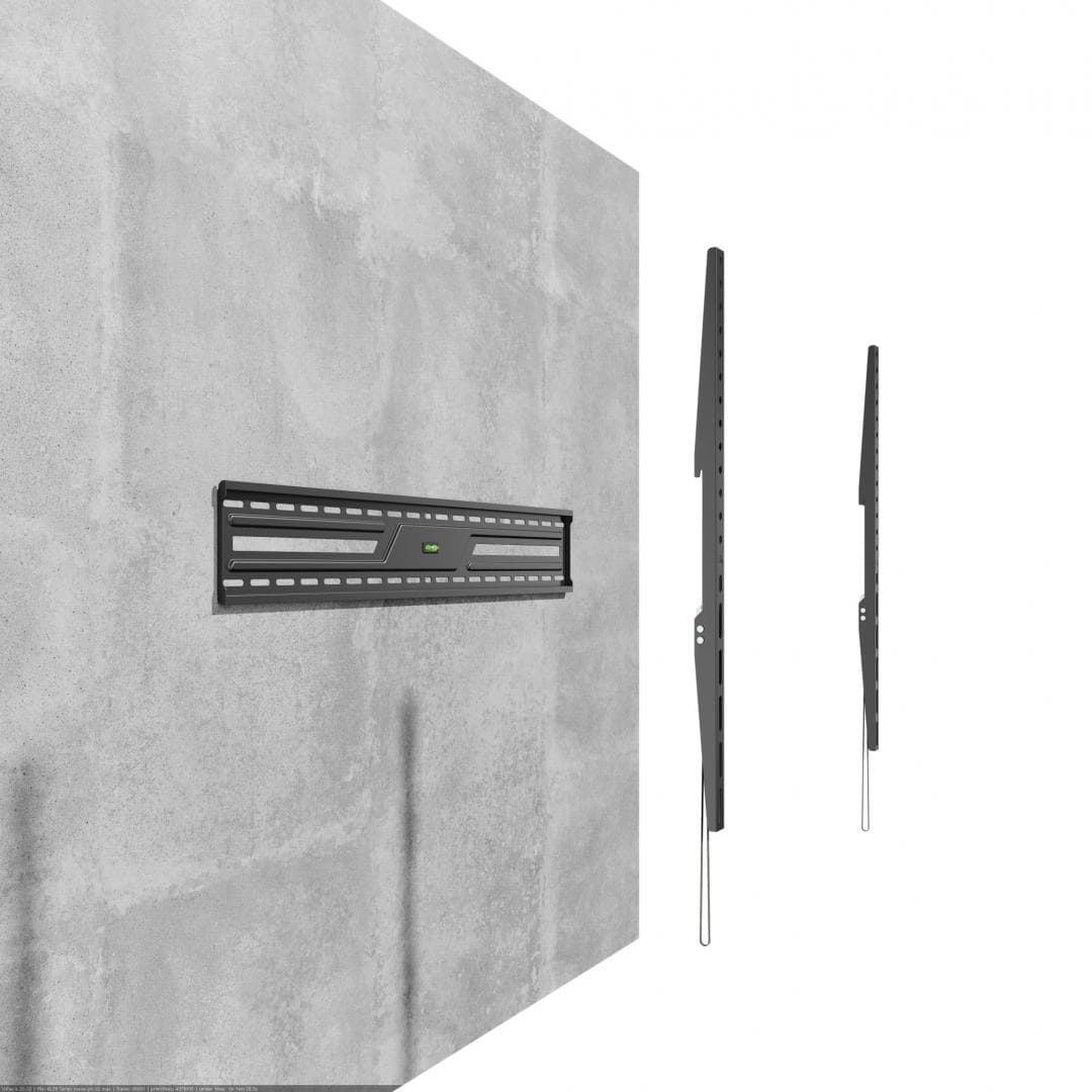 Suport perete TV Serioux 43-100" Fix 75kg Profil 30mm Material: Otel Finisarea suprafeței: vopsea electrostatica Dimensiune ecran: 43"-100" Compatibilitate VESA: 50x50, 75x75, 100x100, 100x150, 150x100, 100x200, 200x100, 150x150, 200x200, 200x300, 300x200, 200x400, 400x200, 300x300, 300x400