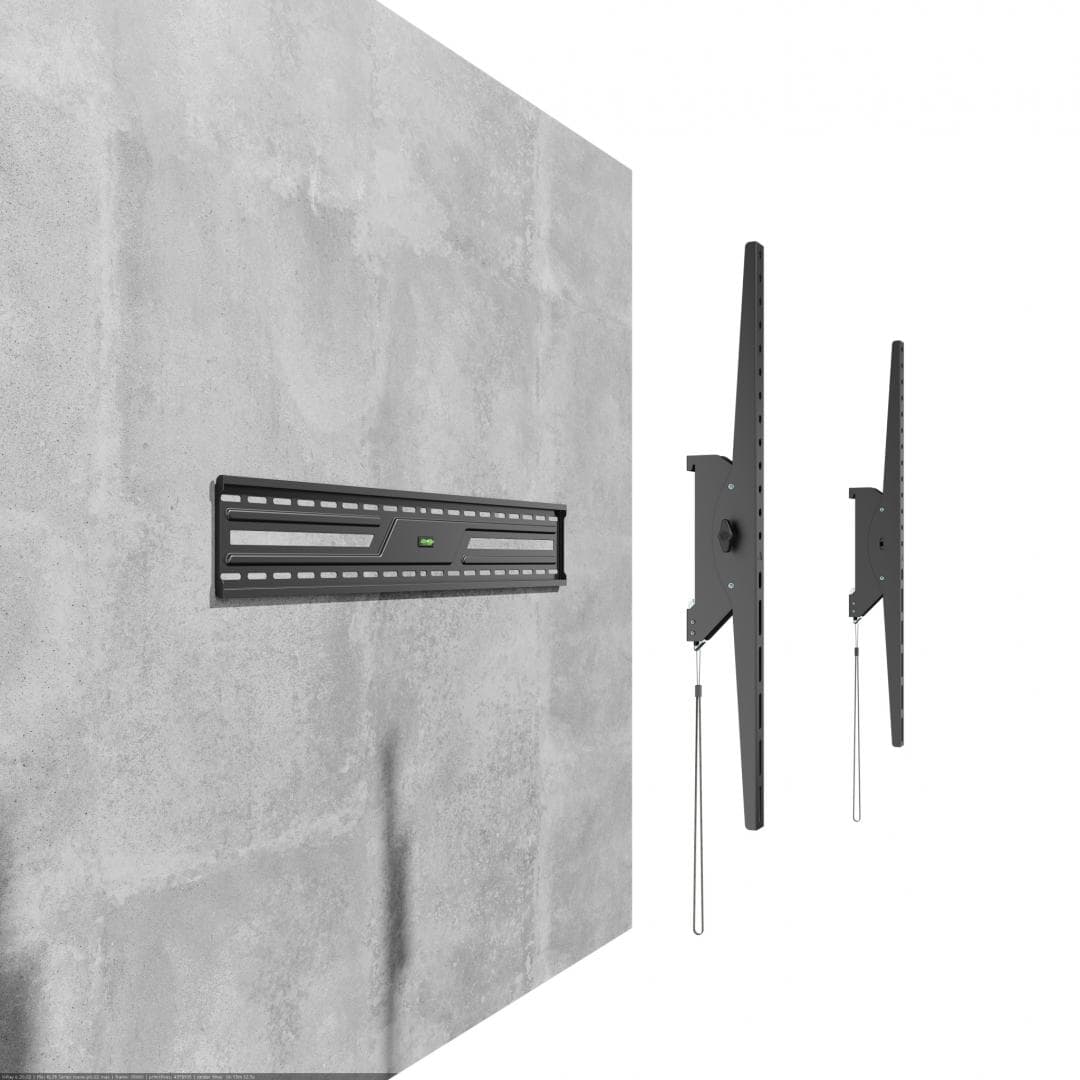 Suport perete TV Serioux 43-100" Tilt 75kg Profil 85mm Material: Otel Finisarea suprafeței: vopsea electrostatica Dimensiune ecran: 43"-100" Compatibilitate VESA: 75x75, 100x100, 100x150, 150x100, 100x200, 200x100, 150x150, 200x200, 200x300, 300x200, 200x400, 400x200, 300x300, 300x400, 400x300