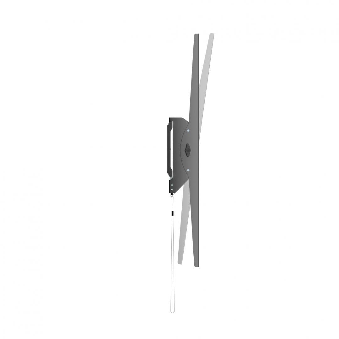 Suport perete TV Serioux 43-100" Tilt 75kg Profil 85mm Material: Otel Finisarea suprafeței: vopsea electrostatica Dimensiune ecran: 43"-100" Compatibilitate VESA: 75x75, 100x100, 100x150, 150x100, 100x200, 200x100, 150x150, 200x200, 200x300, 300x200, 200x400, 400x200, 300x300, 300x400, 400x300