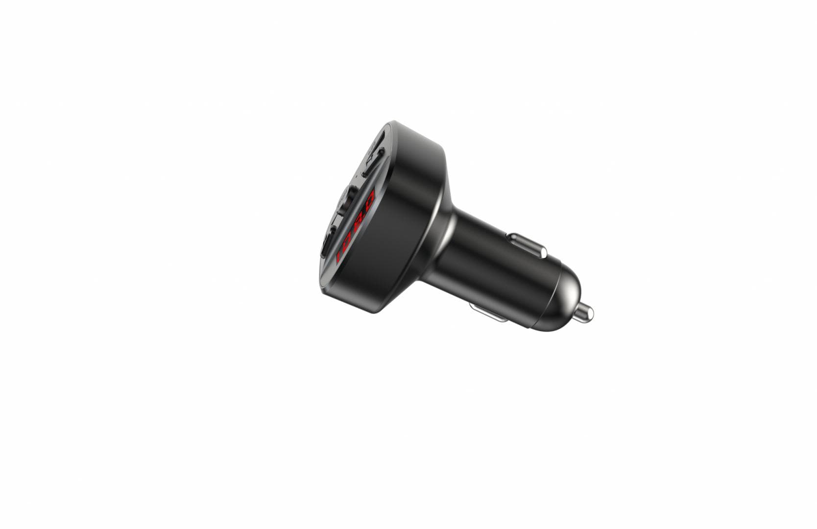 Modulator FM Serioux ABFM60, Bluetooth 5.0 , raza actiune de până la 5 m, voltaj intrare: 1x DC 12V/24V ,2 porturi USB: 1x USB DC5V 2.4A Max 1 x USB audio (pana la 32 GB), slot MicroSD (pana la 32 GB), format muzica: MP3/WMA/WAV, frecvența FM: 87.5MHz - 108.0MHZ, microfon incorporat , functii
