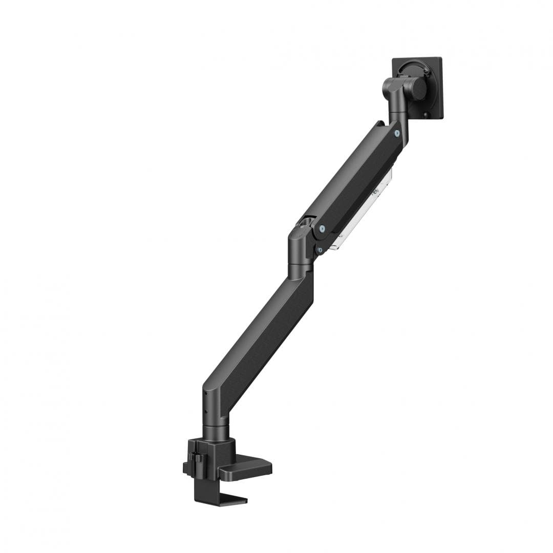 Suport monitor Serioux MM80-C012, compatibilitate dimensiune ecran 17"-57", arc cu gaz, greutate maximă suportata: (per ecran): 2~27 kg, greutate maximă suportata pentru ecran curbat (per ecran): 1 ~ 22 kg, VESA: 75x75, 100x100, 100x200, 200x100, 200x200, inclinare: +60°~-20°, pivotare: +90°~-90°
