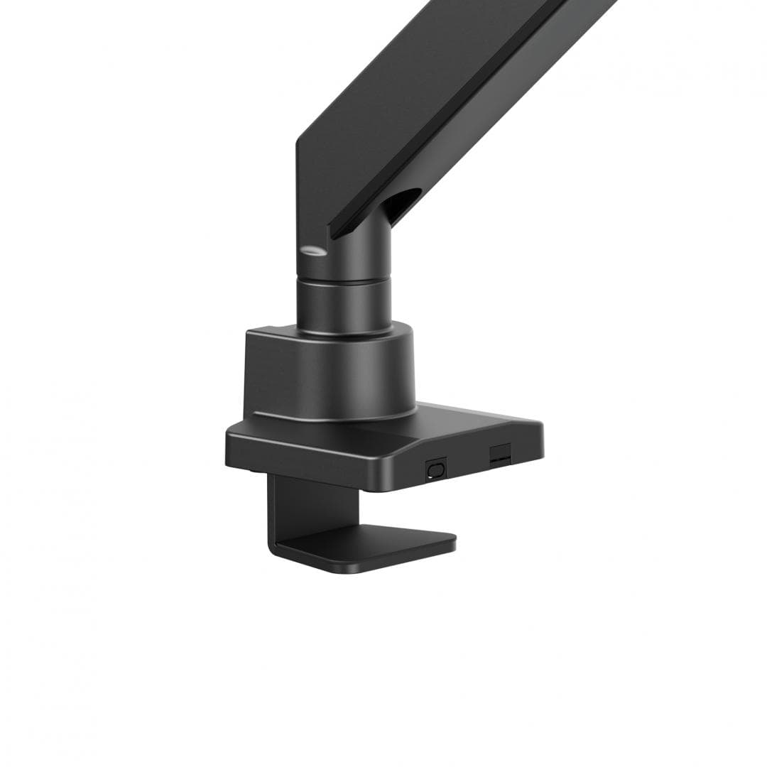 Suport monitor Serioux MM80-C012, compatibilitate dimensiune ecran 17"-57", arc cu gaz, greutate maximă suportata: (per ecran): 2~27 kg, greutate maximă suportata pentru ecran curbat (per ecran): 1 ~ 22 kg, VESA: 75x75, 100x100, 100x200, 200x100, 200x200, inclinare: +60°~-20°, pivotare: +90°~-90°