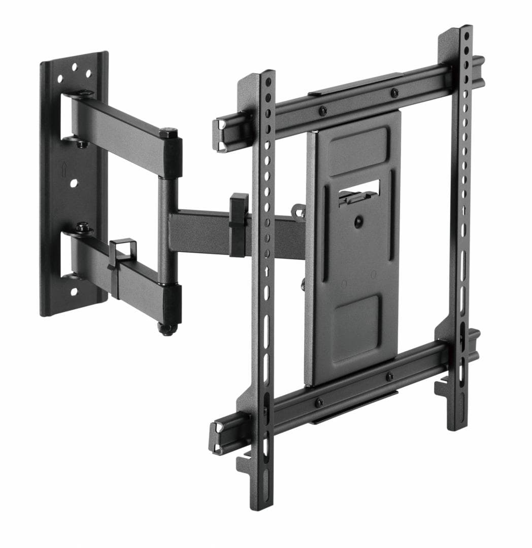 Suport TV de perete Serioux TV61-443, compatibilitate  dimensiune ecran: 32"-70", compatibilitate VESA: 200x100, 200x200, 300x200, 400x200, 300x300, 400x300, 400x400, greutate maximă suportata:  50kg, distanta fata de perete: 78~442mm, inclinare:  +3°~-15°, pivotare: +90°~-90°, nivel ecran: +3°~-3°