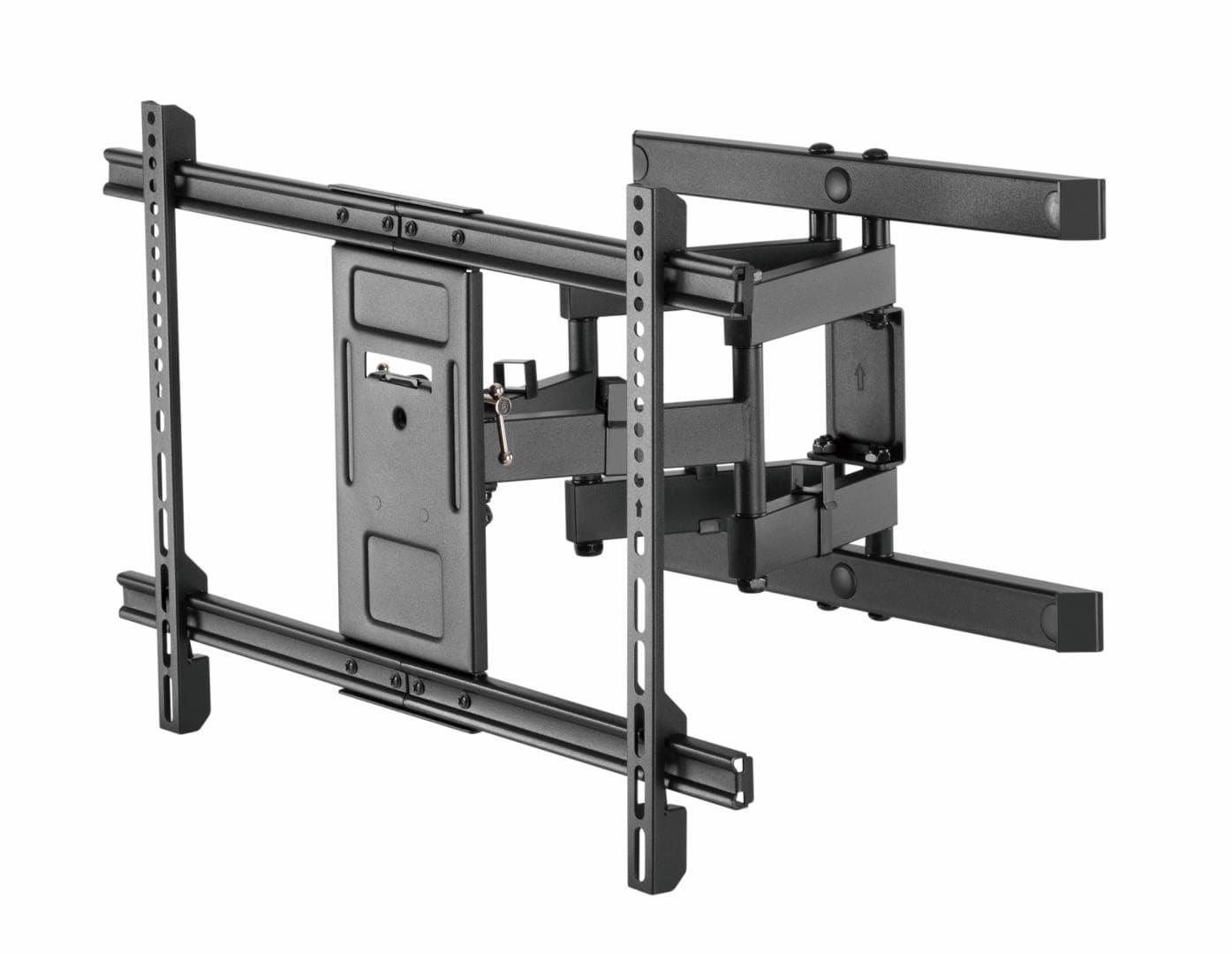 Suport TV de perete Serioux TV61-466, compatibilitate  dimensiune ecran: 37"-80", compatibilitate VESA: 200x200, 300x200, 400x200, 300x300, 400x300, 400x400, 600x400, greutate maximă suportata: 65kg, distanta fata de perete: 77~428mm, inclinare: +3°~-15°, pivotare:  +60°~-60°, nivel ecran: +3°~-3°