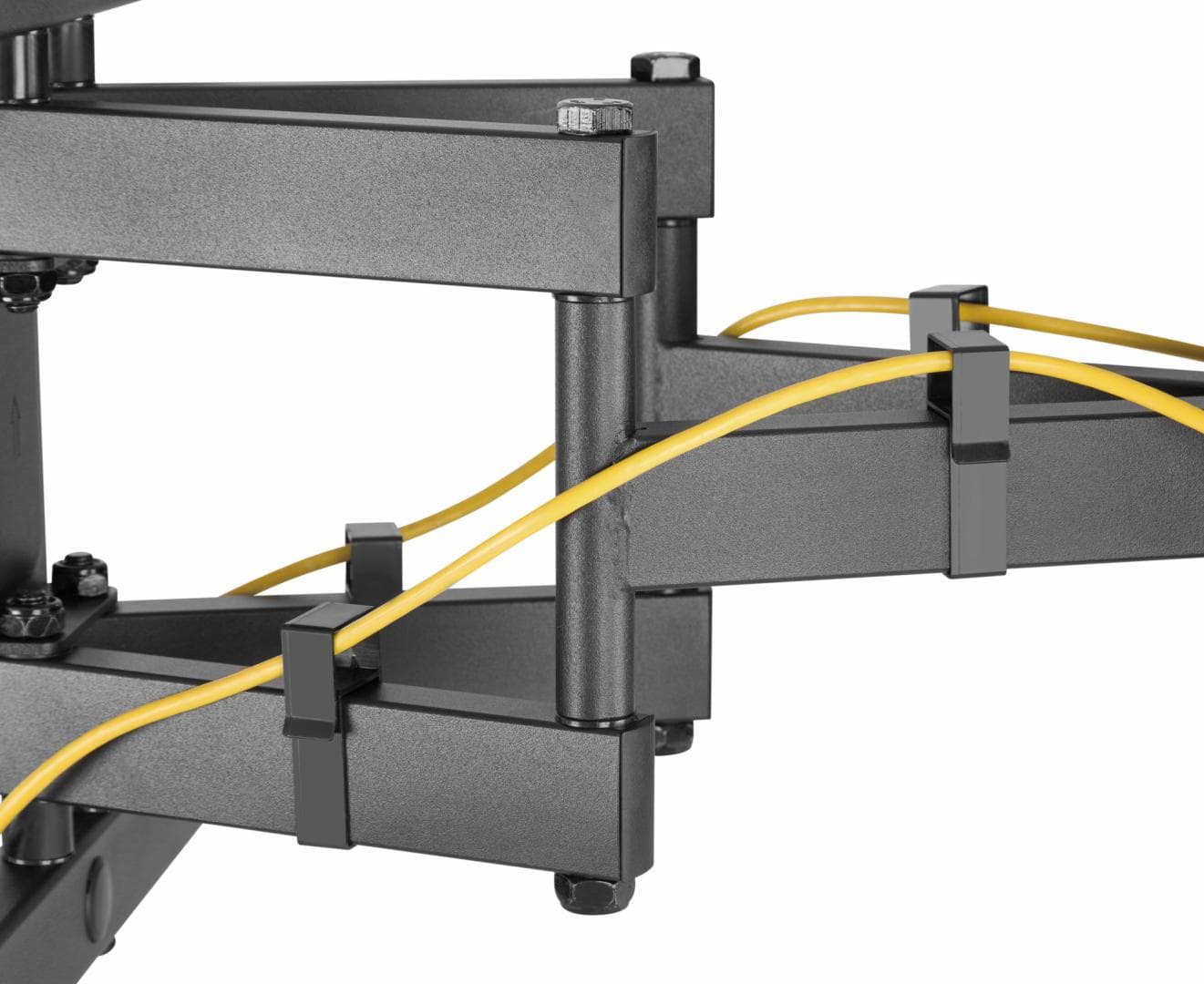 Suport TV de perete Serioux TV61-466, compatibilitate  dimensiune ecran: 37"-80", compatibilitate VESA: 200x200, 300x200, 400x200, 300x300, 400x300, 400x400, 600x400, greutate maximă suportata: 65kg, distanta fata de perete: 77~428mm, inclinare: +3°~-15°, pivotare:  +60°~-60°, nivel ecran: +3°~-3°