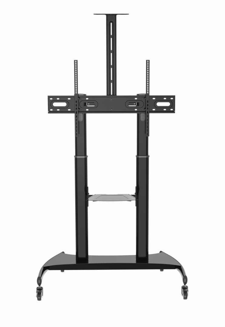 Stand TV mobil Serioux TV610TW 60"-100", dimensiuni: 1220x710x2045~ 2365mm, compatibilitate  dimensiune ecran: 60"-100", compatibilitate VESA: 400x400, 600x400, 800x400, 800x600, 900x600, 1000x600, Greutate maximă suportata: 100 kg, interval de înclinare: +5°~-10°, interval de înălțime: 1365~1685mm